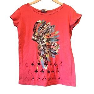 Color bear Headdress top girls size 6-7‎